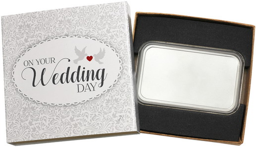 SilverTowne Natural Kraft Paper Gift Box with Wedding Box Sleeve